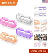 Portable Handle Grip Nail Brush Collection - Ideal for Home Travel Grooming