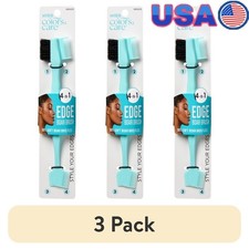 4-in-1 Edge Brush Boar Bristles Comb Spatula Ergonomic Grip Hair Styling New