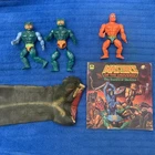 He-Man MOTU Vintage Lot  1983 Comic snake parts sword Beast skeletor rare parts