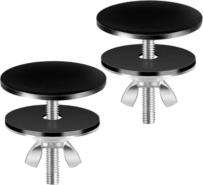 2 Stück 5,1 cm Küchenspüle, Lochabdeckung, schwarze Spülbeckenlochabdeckung, Ede