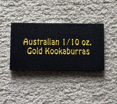 Storage Box for ten Perth Kookaburra Gold  1/10th ounce coins