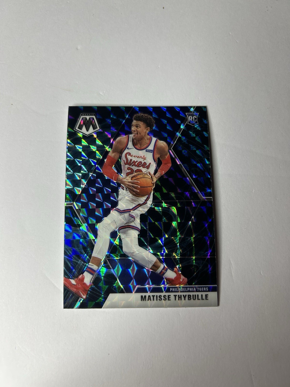 2019-20 Panini Mosaic - Rookies Matisse Thybulle #245 Genesis Prizm (RC)