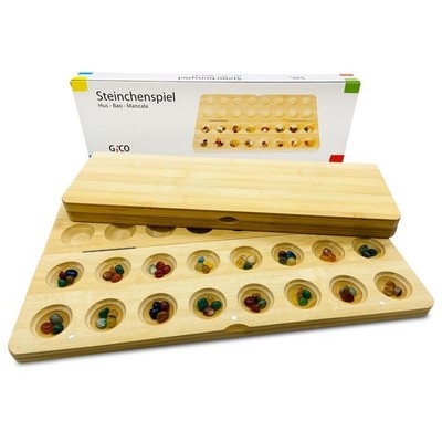 GICO Steinchenspiel Hus Bao groß aus Holz m. Edelsteinen.Das Strategiespiel 7953