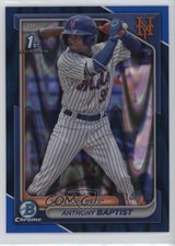 2024 Bowman Chrome Prospects Purple RayWave Refractor /250 Anthony Baptist 1hh3
