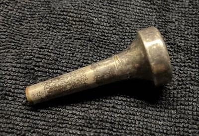 Vintage Conn 4 Silver Plated Trumpet Mouth Piece - Both Functional & Collectable