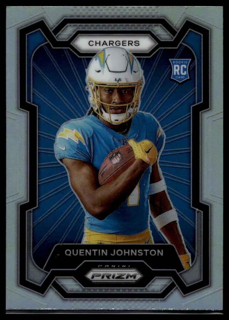 2023 Panini Prizm - Quentin Johnston Rookie Variations Silver - Football #307