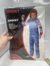 Spirit Halloween Chucky Costume Child SM/MD Overalls Shirt NO Wig