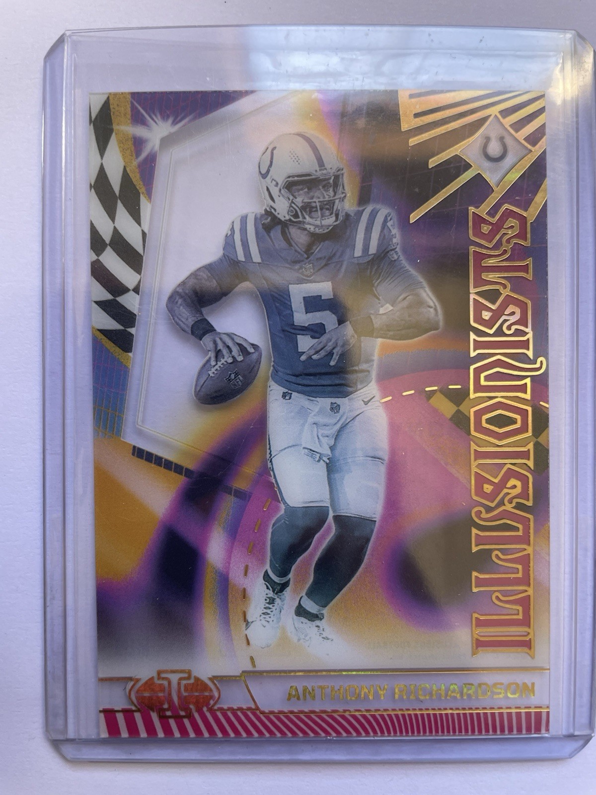 2023 Panini Illusions Illusionists Anthony Richardson #10 Pink /399 (RC)