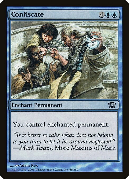 Confiscate NonFoil Eighth Edition 69 * NM MTG