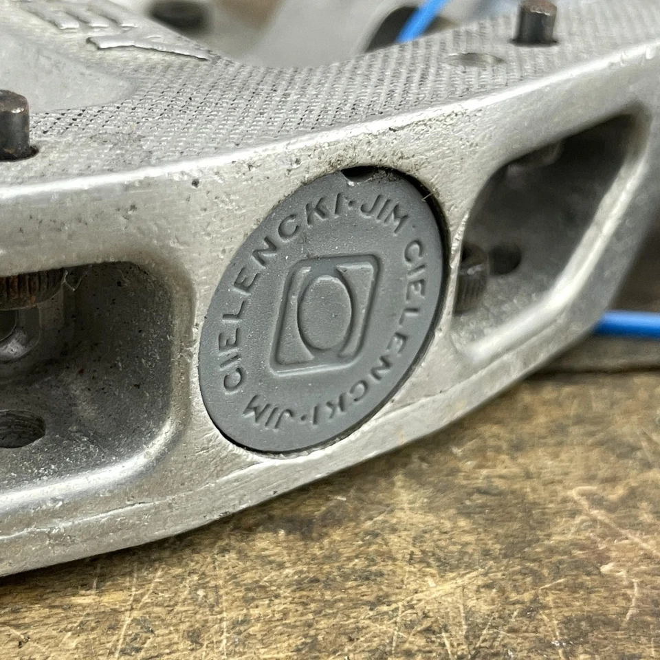 Велосипедные педали на платформе Odyssey Jim Cielencki JC BMX 9/16 алюминиевые серебряные штифты - Изображение 2 из 4