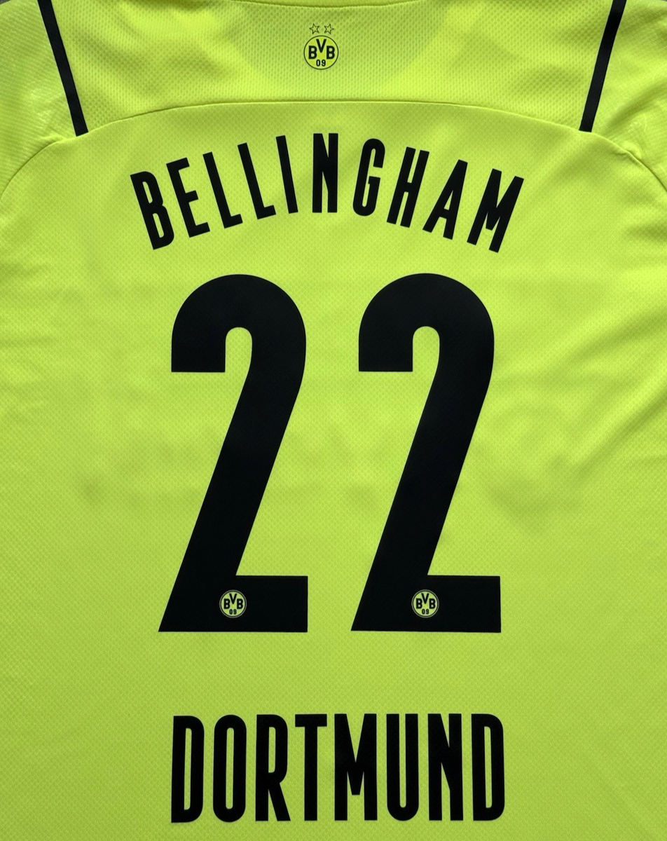 2021/22 Dortmund Home Cup Jersey #22 Bellingham 2XL Puma Champions