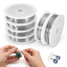 Jewelry Making Wire Set, 304 Stainless Steel Beading Wire 18/20/22/24/26/28 G...