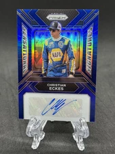 2024 Panini Prizm Racing - Christian Eckes - Sensational Signatures Blue 22/49