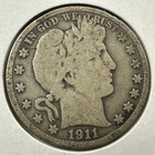 1911 50C Barber Half Dollar (87351)