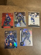 Elias Pettersson 5 UD Card Lot 4 Base 1 Insert 20-21 To 25-26 Canucks 