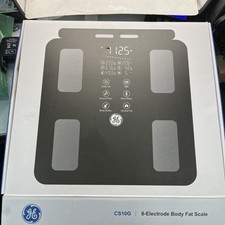 GE Smart Scale for Body Weight:8-Electrode Digital Bathroom Scale Fat