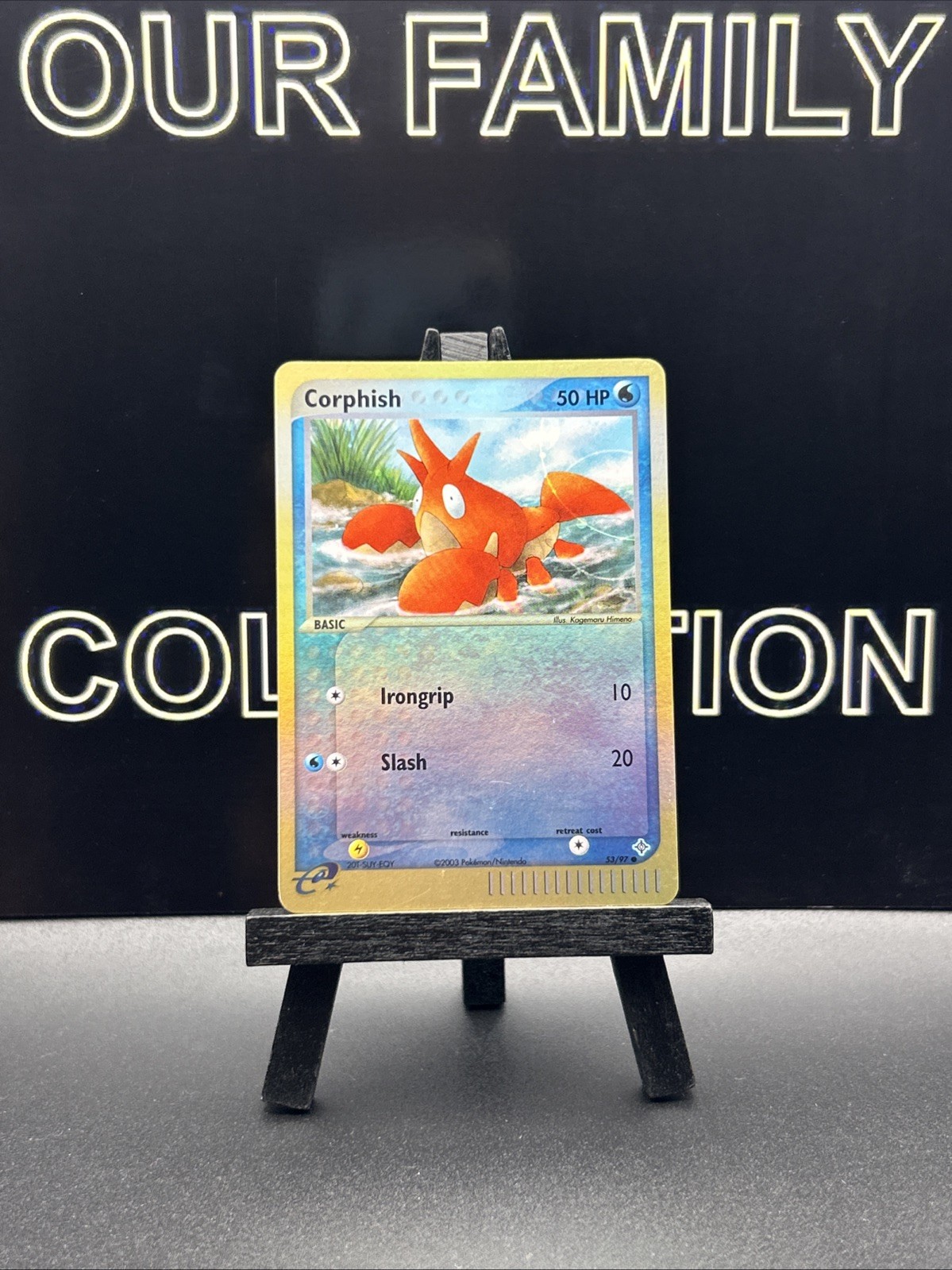 Corphish 53/97 Common Reverse Holo EX Dragon Pokemon Card