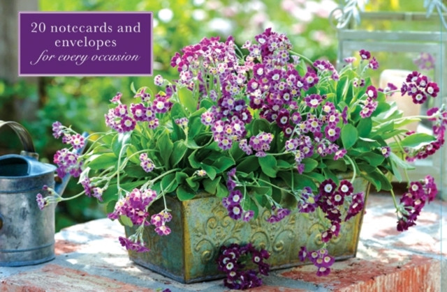 Card Box of 20 Notecards and Envelopes: Primula by Peony Press (Cards)