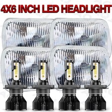 4pcs Headlamp For Chevrolet Suburban 1987-1992 4x6 Led Headlight Hilo Sealed 4pcs Headlamp For Chevrolet Suburban 1987-1992 4x6 Led Headlight Hilo Sealed