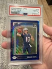 2024 DonRuss Optic #229 Drake Maye Blue Hyper Rated Rookie PSA 10 RC Patriots🔥