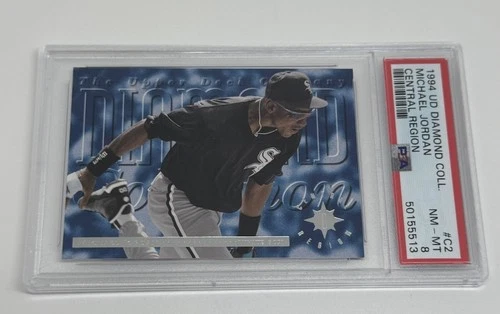 1994 UD Diamond Collection Central Region #C2 Michael Jordan PSA 8 NM-MT