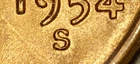 BU 1954-S Lincoln Wheat Cent  S/S East  RPM-001