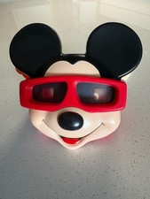Vintage 1989 Mickey Mouse 3D View Master Reel View-Master Walt Disney Viewfinder