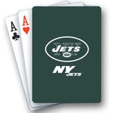 PSG NFL Licensed New York Jets Solid Logo Playing Cards