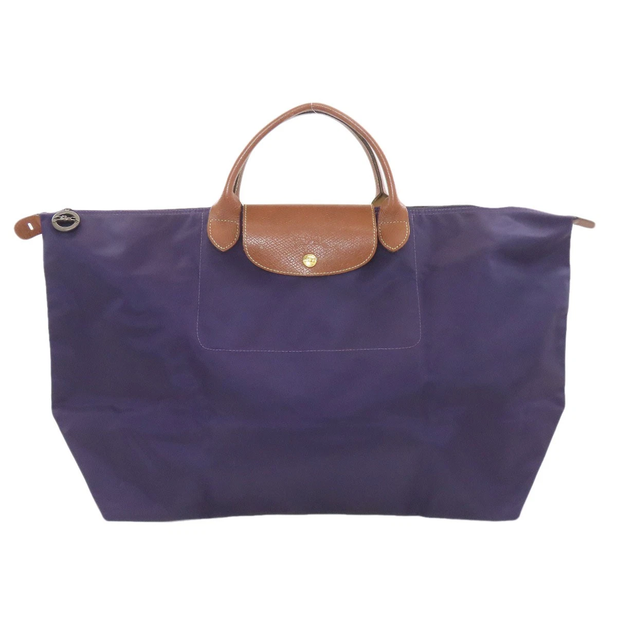 Longchamp Purple Bags & Handbags Nylon Exterior for Women for sale