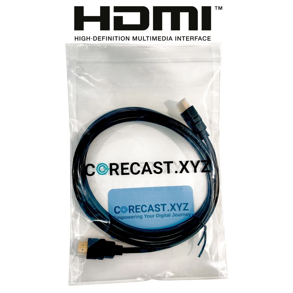 6ft HDMI to HDMI Cable – 4K Ultra HD, Gold-Plated, Durable, Long-Lasting - Image 3 of 4