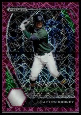 2021 Panini Prizm Draft Picks #PDP169 Dayton Dooney Pink Velocity Prizm