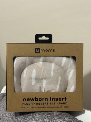 4 Moms RockaRoo and MamaRoo Infant Newborn Insert Plush Reversible Sand