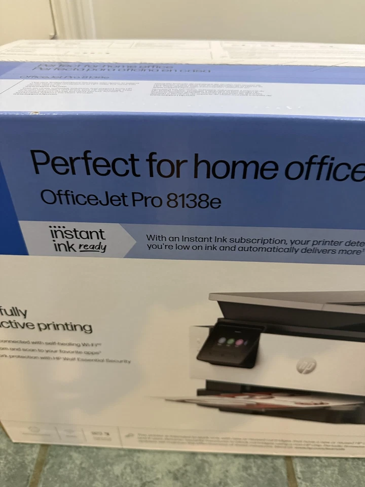 HP OfficeJet Pro 8138e All-in-One Printer Instant Ink Ready 6mo Bonus 40Q50A - Image 2 of 4