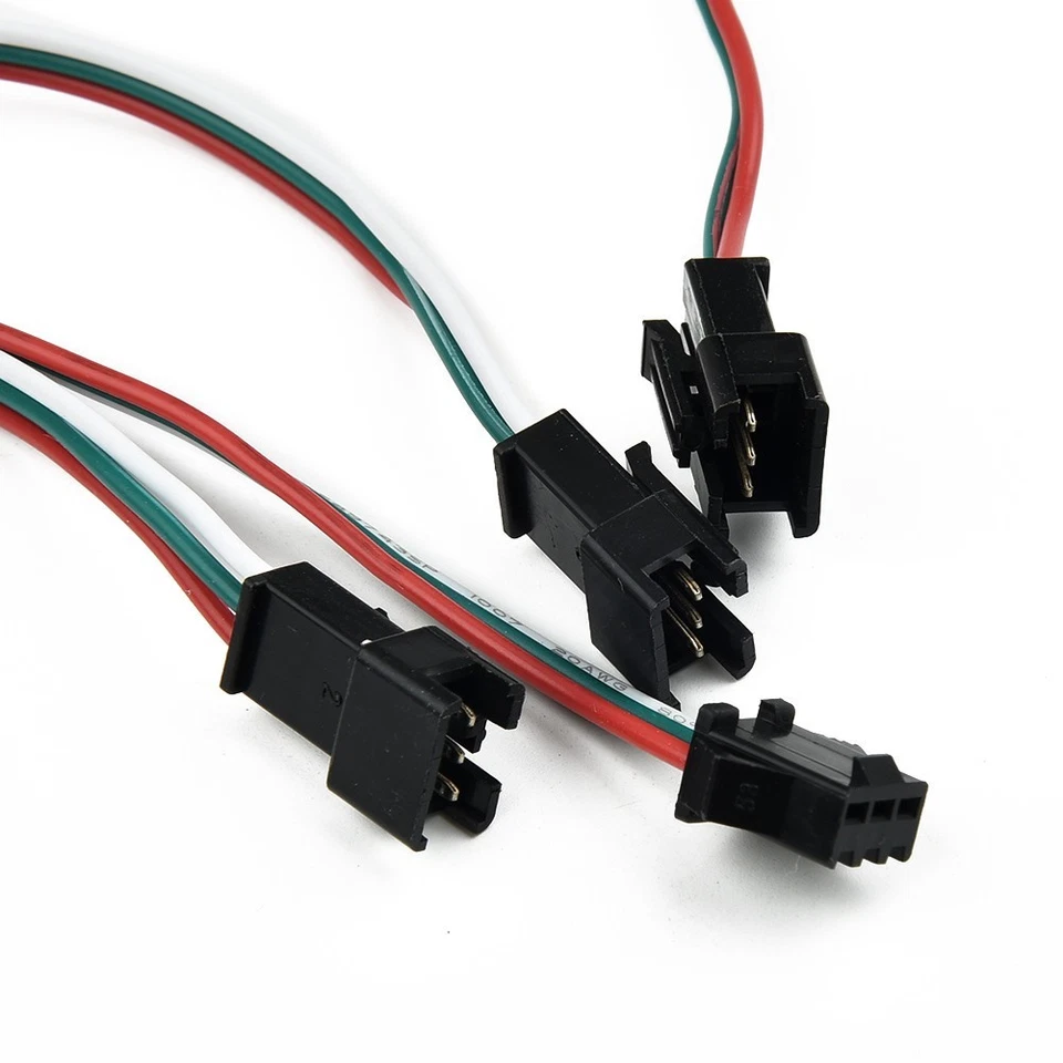 5 Paire Jstsm 2/3/5-Pin Prise Mâle à Femelle Câble Connecteur LED Lumière avec - Imagen 3 de 4