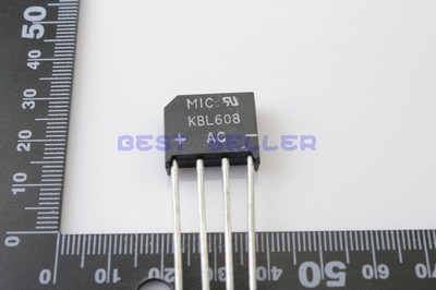 20pcs KBL608 KBL-608 6A 800V Single Phases Diode Rectifier Bridge Single