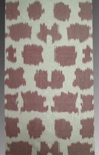 11 Yard HAND MADE UZBEK Natural SILK IKAT ADRAS FABRIC #6348