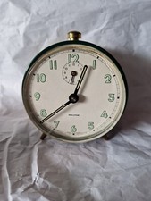 Mauthe Wecker Vintage 60er 70er Jahre Gr&uuml;n Creme