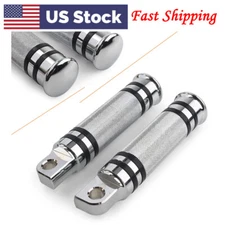 Passenger Foot Pegs H-D Male Mount Footpegs Footrests For Harley  Chrome