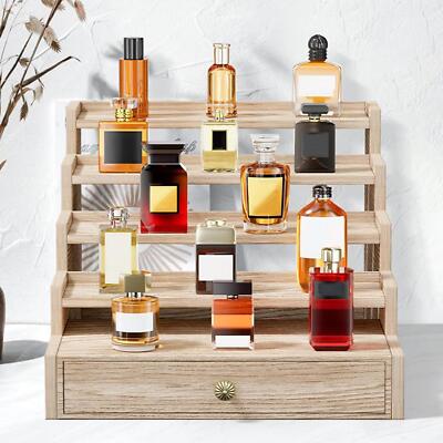 Perfume Organizer for Men Storage Organizer Rack with Drawer