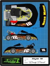 Racing Go Kart Wrap With Front And Rear Numbers Graphics Decals Wraps-style16 Racing Go Kart Wrap With Front And Rear Numbers Graphics Decals Wraps-style16