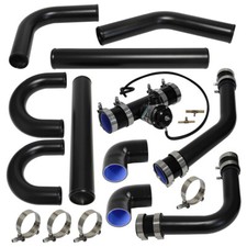 2.36" 60mm Universal Intercooler Pipe Piping Kit + BOV Turbo Blow Off Valve Kit