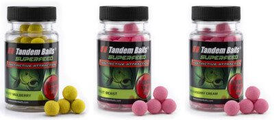 3-er Set SuperFeed Diffusion Mini Fluo Pop-Up Fruit Flavour Mix Karpfen-Pop-Ups