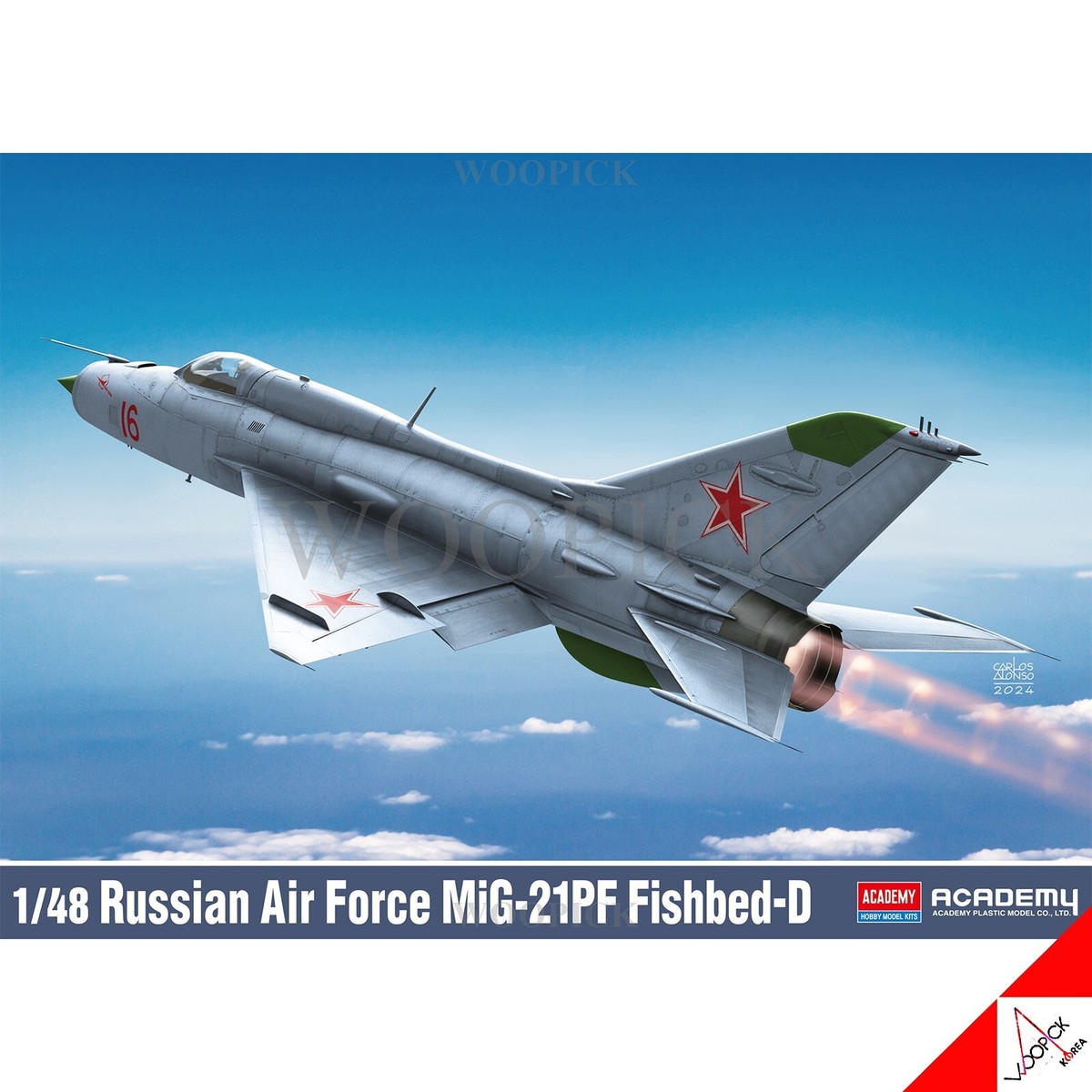 Russian Air Force MiG-21PF Fishbed-D Academy 12320