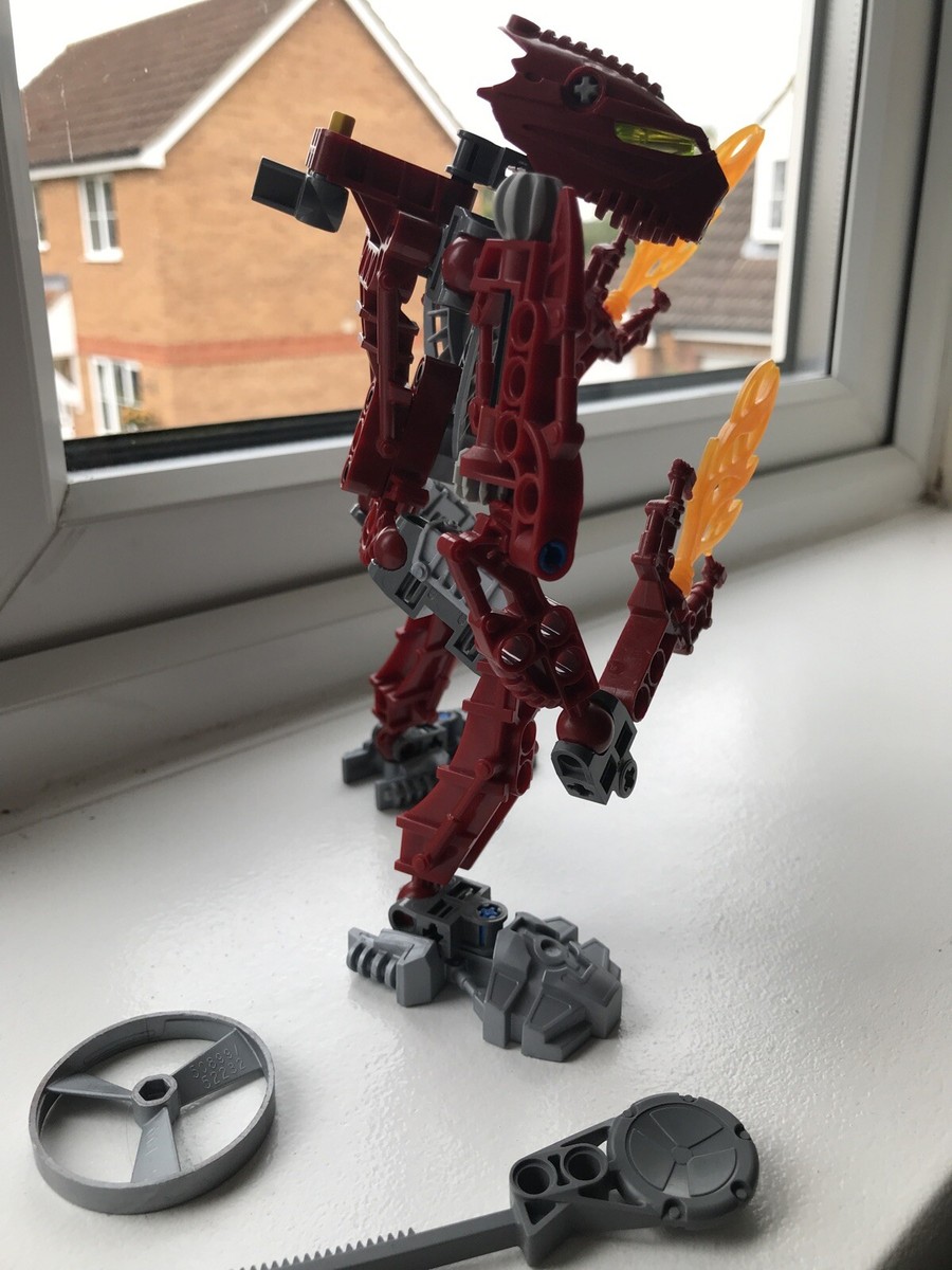 RARE LEGO BIONICLE WEB OF SHADOWS TOA HORDIKA VAKAMA (8736