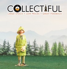 JOHILLCO VINTAGE LEAD FIGURE - BRIDESMAID HOLDING BOUQUETS - CAT NO 370    916