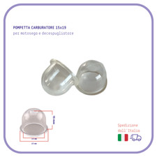 PRIMER POMPETTA carburante benzina CARBURATORE walbro ricambio DECESPUGLIATORE