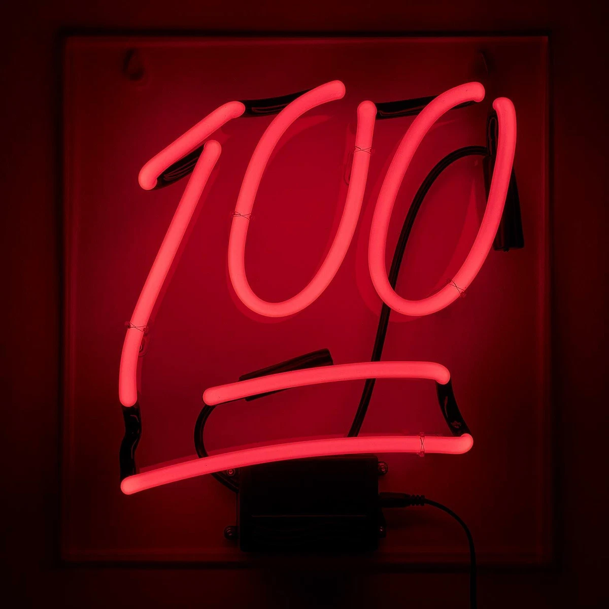 100 Neon Sign Light Beer Bar Pub Wall Hanging Real Glass Tube