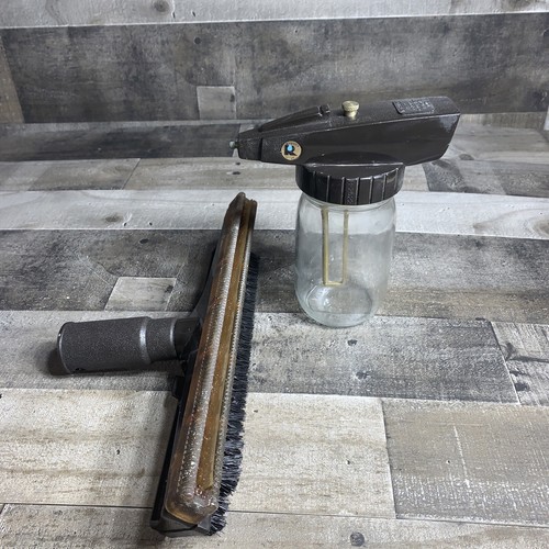 Vintage Rainbow Vacuum Cleaner Spray Attachment with Glass Jar And