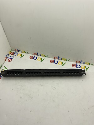 Leviton GigaMax 5e CAT5e 19'' 24 Port Rack Mount Universal Patch Panel 5G596-U24
