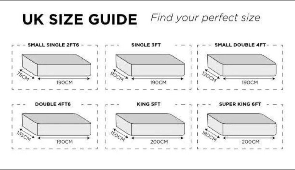 Memory Foam & Spring Quilted Mattress 4ft6 Double eBay